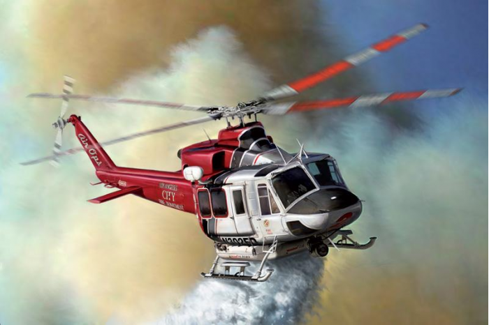 Model Set vrtulník 70391 - BELL 412 LAFD (1:72)