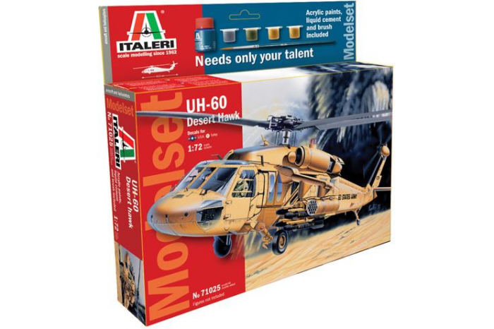 Model Set vrtulník 71025 - 1:72 UH 60 Desert Hawk (1:72)