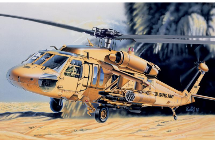 Model Set vrtulník 71025 - 1:72 UH 60 Desert Hawk (1:72)