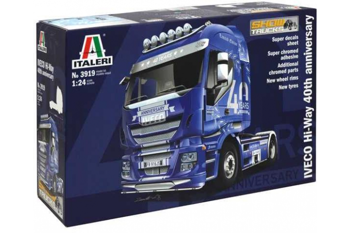 Model Kit truck 3919 - IVECO "HiWay" 40th Iveco Anniversary (1:24)