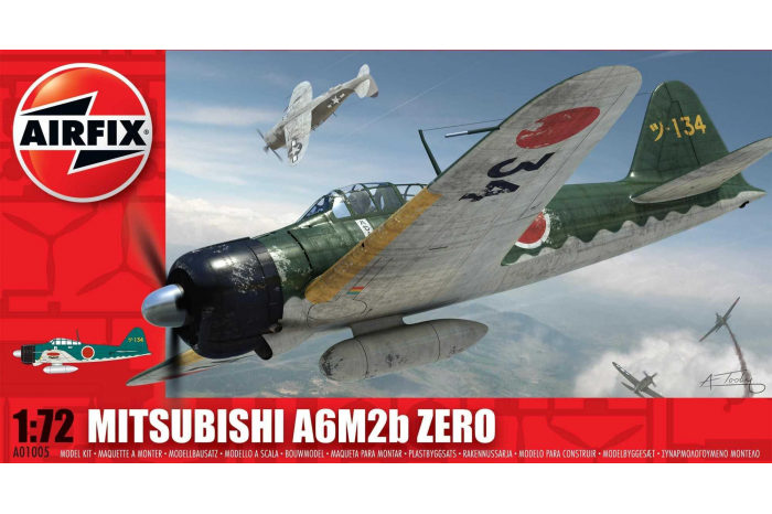 Classic Kit letadlo A01005 - Mitsubishi Zero A6M2b (1:72)