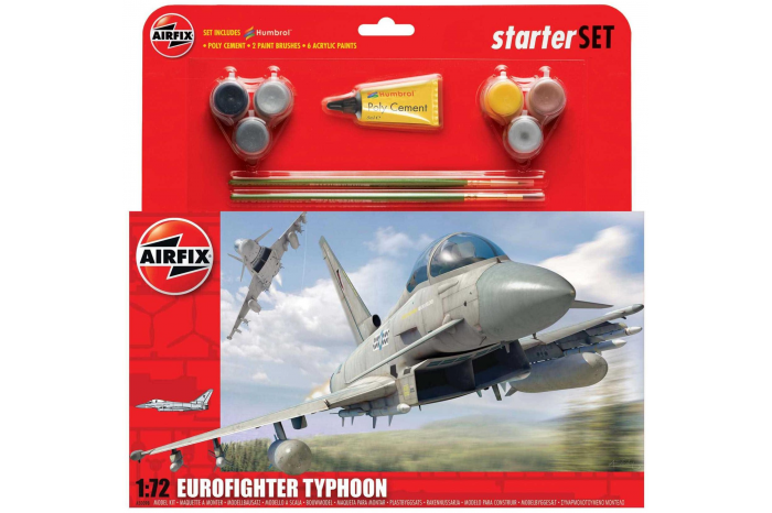 Starter Set letadlo A50098 - Eurofighter Typhoon (1:72)