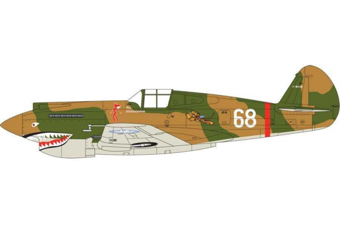 Classic Kit letadlo A01003 - Curtis P-40B Tomahawk (1:72)