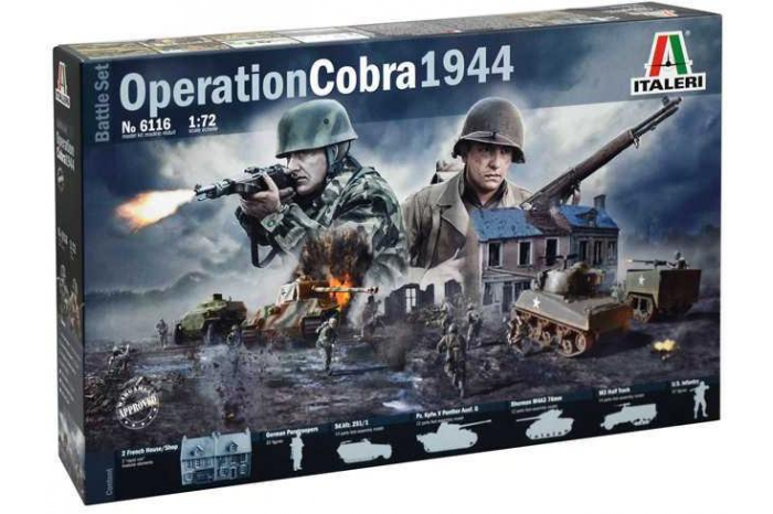 Model Kit diorama 6116 - OPERATION COBRA 1944 (1:72)