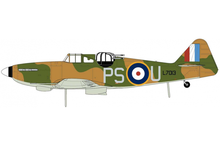 Classic Kit letadlo A02069 - Boulton Paul Defiant (1:72) - nová forma