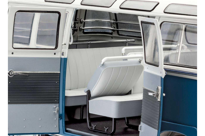 Plastic ModelKit auto 07009 - VW Typ 2 T1 Samba Bus (1:16)