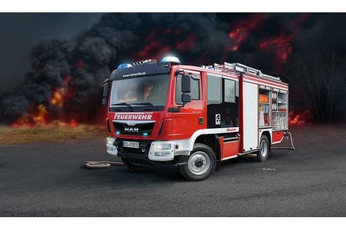 Plastic ModelKit auto 07452 - Schlingmann HLF 20 (MAN TGM Euro 6) (1:24)