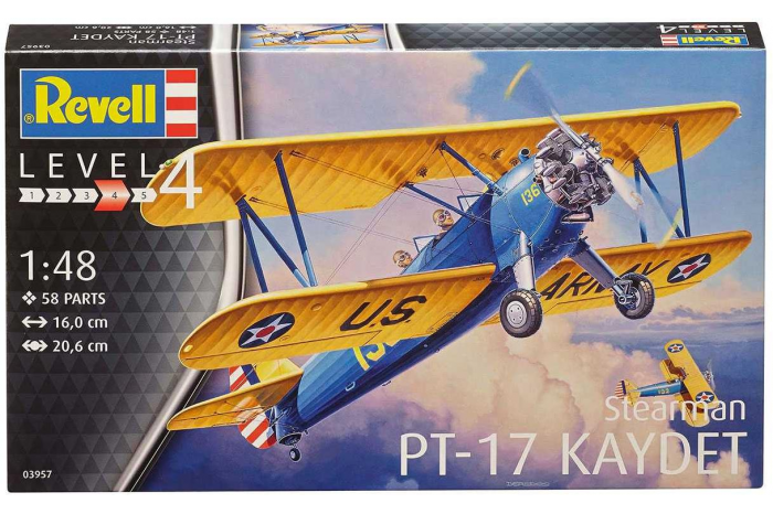 Plastic ModelKit letadlo 03957 - Stearman P-17 Kaydet (1:48)