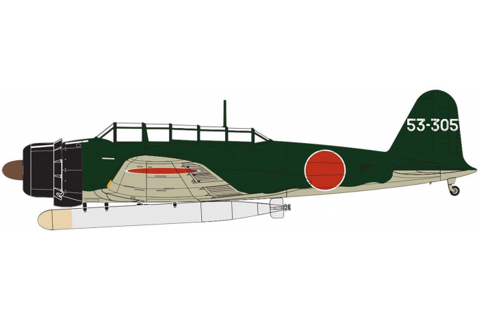 Classic Kit letadlo A04058 - Nakajima B5N2 Kate (1:72) - nová forma