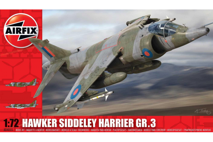 Classic Kit letadlo A04055 - Hawker Siddeley Harrier GR3 (1:72)