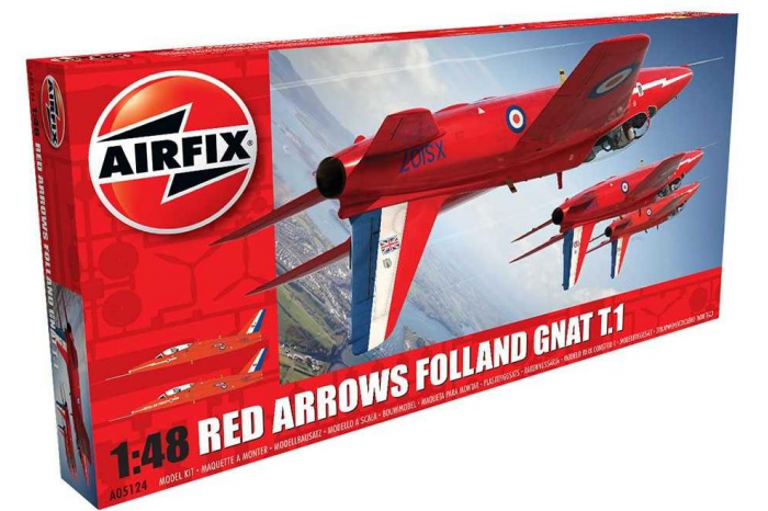 Classic Kit letadlo A05124 - Red Arrows Gnat (1:48)