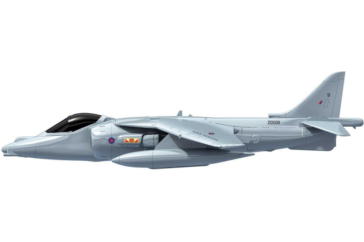 J6009 Airfix Quick Build Harrier Jet Aircraft Model 