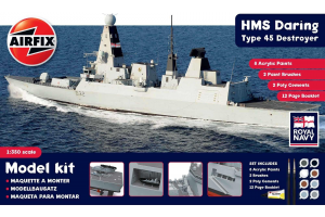 Gift Set loď A50132 - HMS Daring Type 45 Destroyer (1:350)