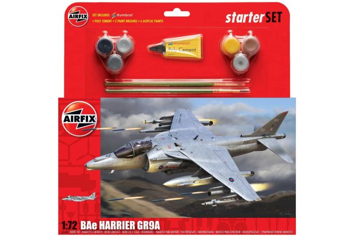 Starter Set letadlo A55300 - Bae Harrier GR9 (1:72)