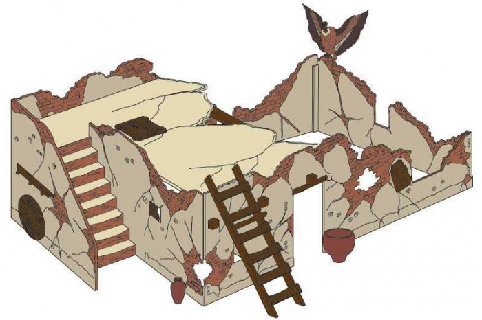 Classic Kit diorama A06381 - Desert Outpost (1:32)