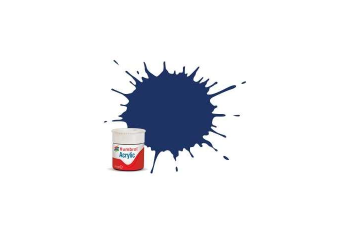 Humbrol barva akryl AB0015 - No 15 Midnight Blue - Gloss - 12ml
