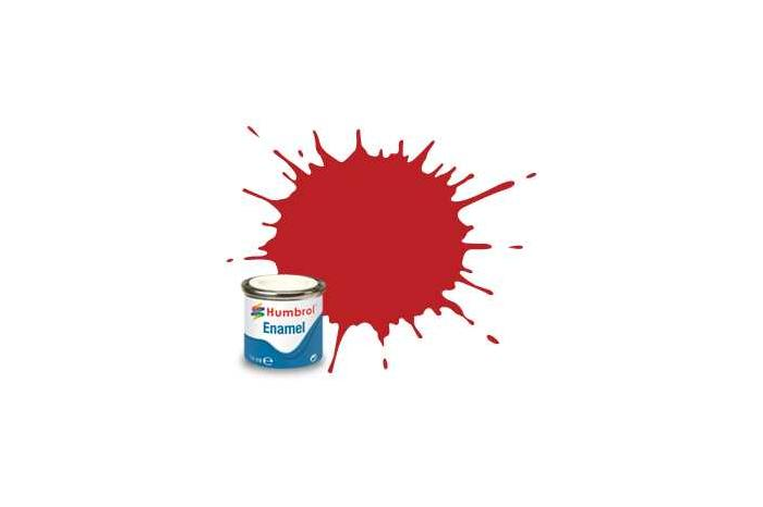 Humbrol barva email AA0655 - No 60 Scarlett - Matt - 14ml