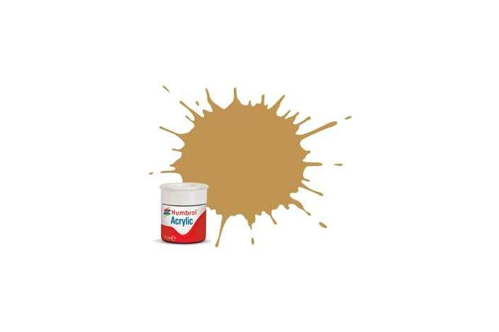 Humbrol barva akryl AB0093 - No 93 Desert Yellow - Matt - 12ml