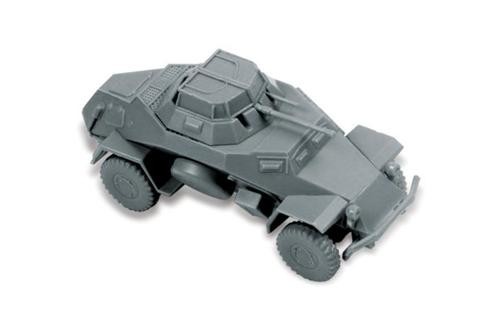 Zvezda - Wargames (WWII) military 6157 - Sd.Kfz.222 Armored