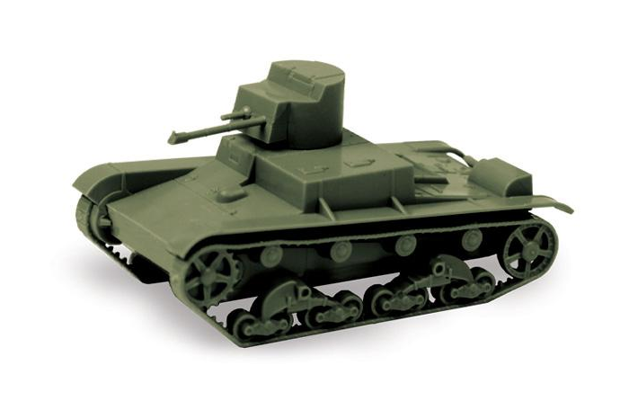 ZVEZDA 6165 T-26 Flamethrower Tank Military Model Kit 1:100 