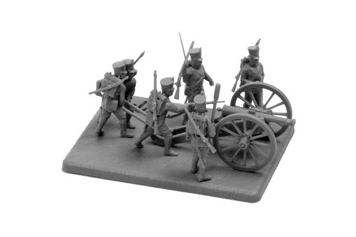 ZVEZDA 6810 French Foot Artillery Napoleonic 1:72 Figures Model Kit 