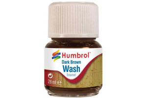 Humbrol barva email AV0205 - Wash - Dark Brown 28ml