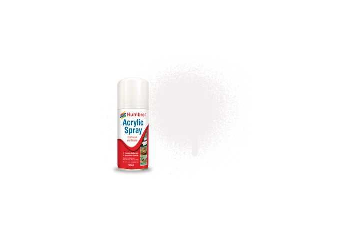 Humbrol sprej akryl AD6034 - No 34 White - Matt - 150ml
