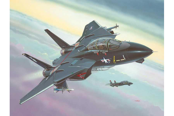 ModelSet letadlo 64029 - F-14A BLACK TOMCAT (1:144)