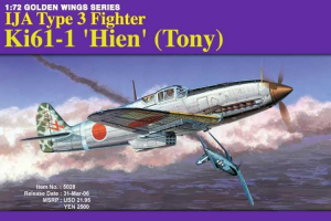 Model Kit letadlo 5028 - IJA TYPE 3 FIGHTER Ki61-1 'HIEN' (TONY) (3 in 1) (1:72)