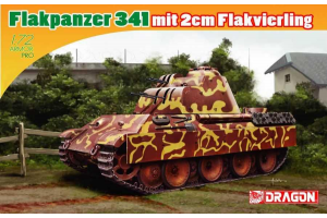 Model Kit tank 7487 - FLAKPANZER 341 mit 2cm FLAKVIERLING (1:72)