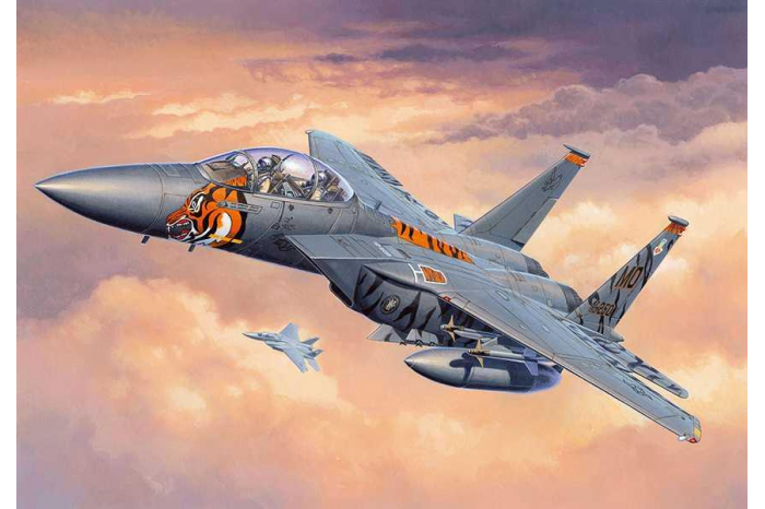 Plastic ModelKit letadlo 03996 - F-15 E Eagle  (1:144)