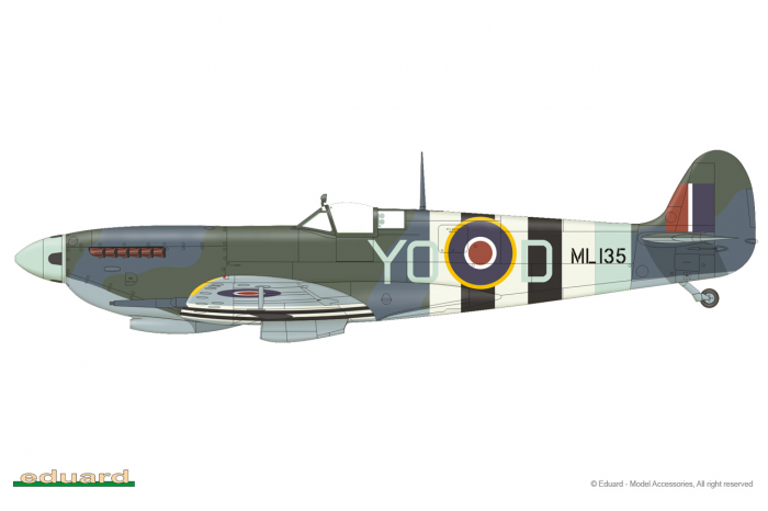 Spitfire Mk. IXc pozdní verze 1:48 - 8281