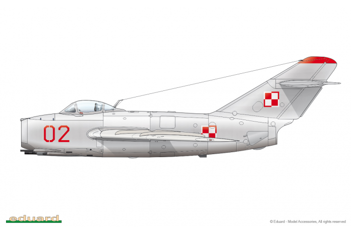 MiG-15 1:72 - 7057