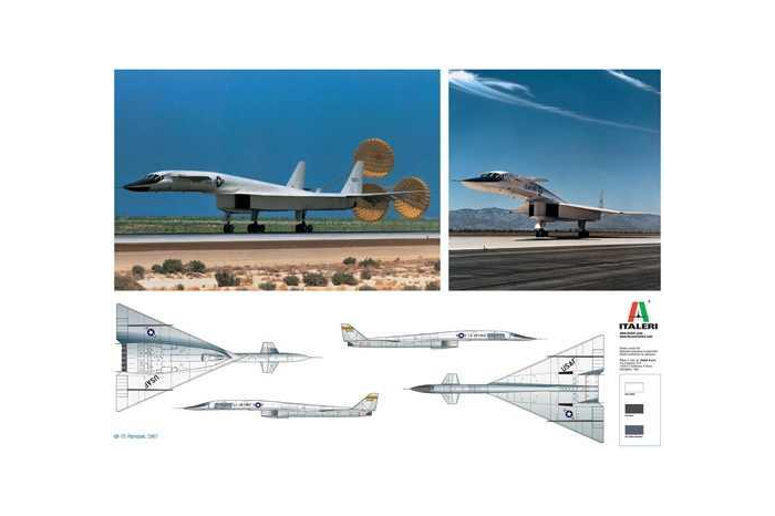 Model Kit letadlo 1282 - XB-70 Valkyrie (1:72)