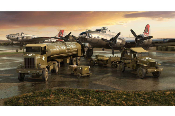 Classic Kit diorama A06304 - USAAF 8TH Airforce Bomber Resupply Set (1:72)