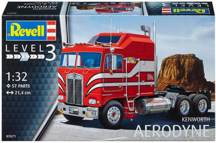 Plastic ModelKit auto 07671 - Kenworth Aerodyne (1:32)