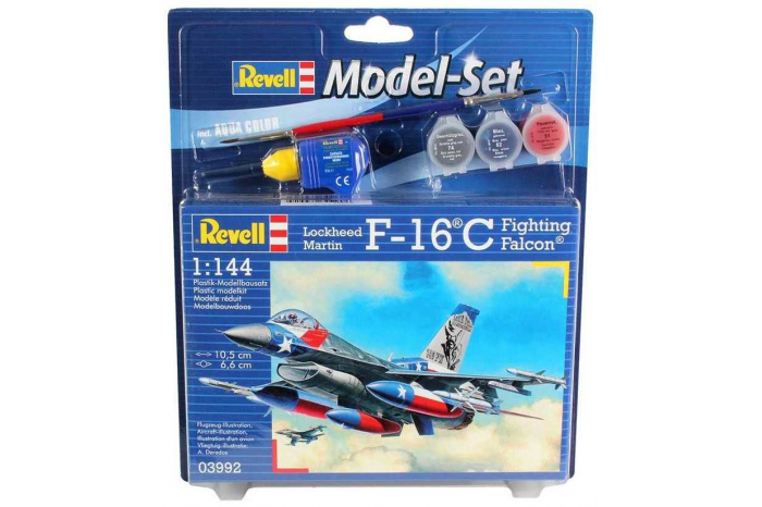 ModelSet letadlo 63992 - Model Set F-16C USAF  (1:144)